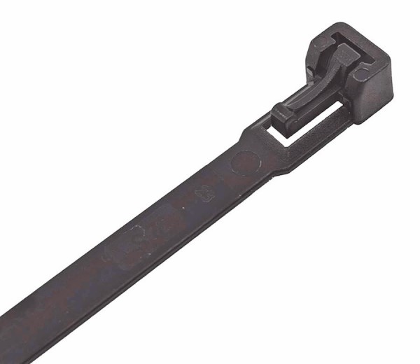 Kabelbinder Wiederlösbar schwarz / 7,5mm